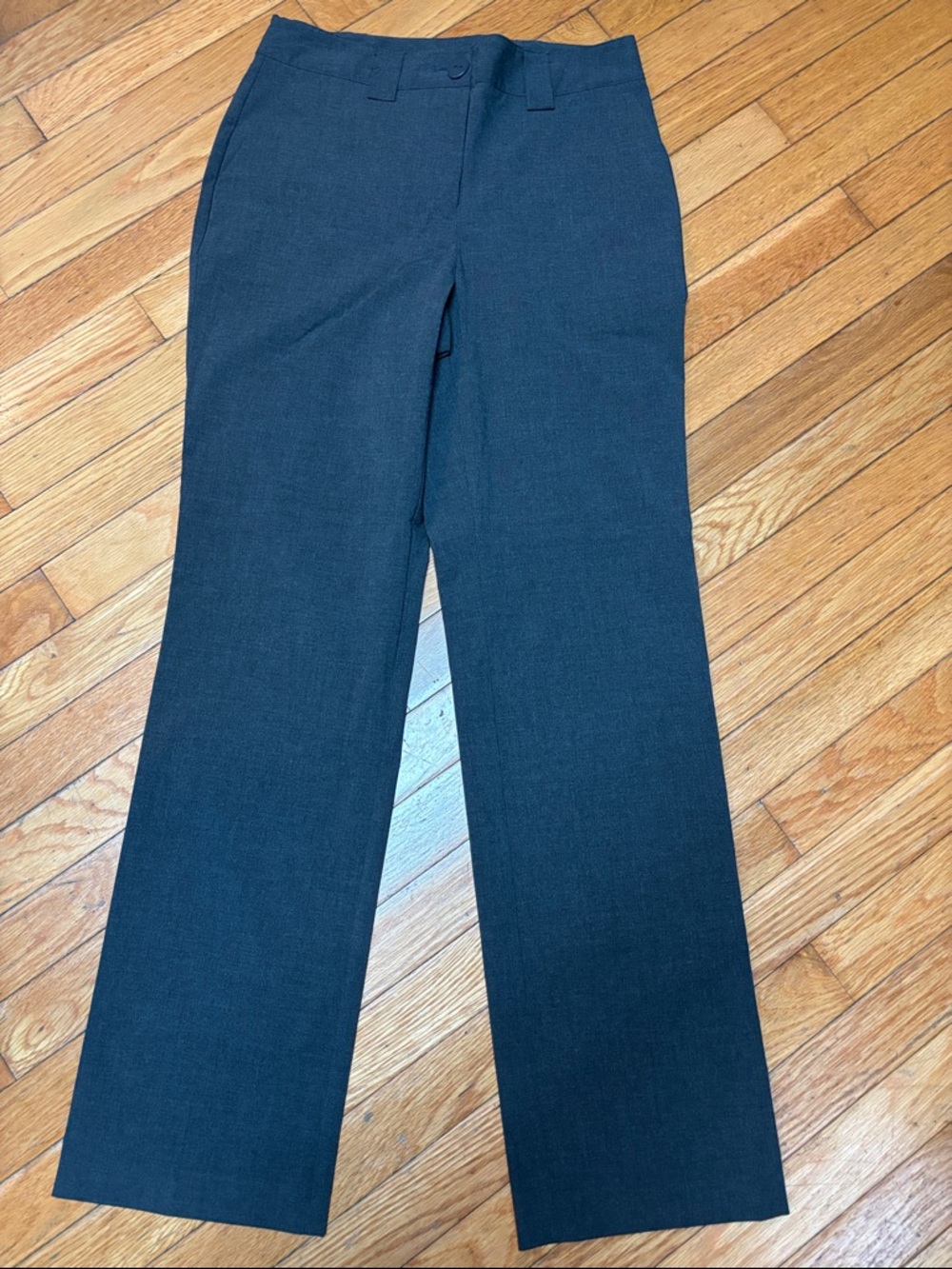 Worthington Black Straight-Leg Dress Pants